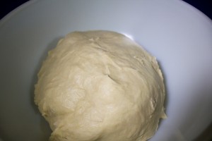 Place kneaded dough into the bowl.